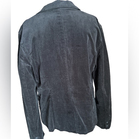 CALVIN KLEIN JEANS WOMEN’s NWT CORDUROY BLACK BLAZER SIZE XL EUC - Picture 3 of 9